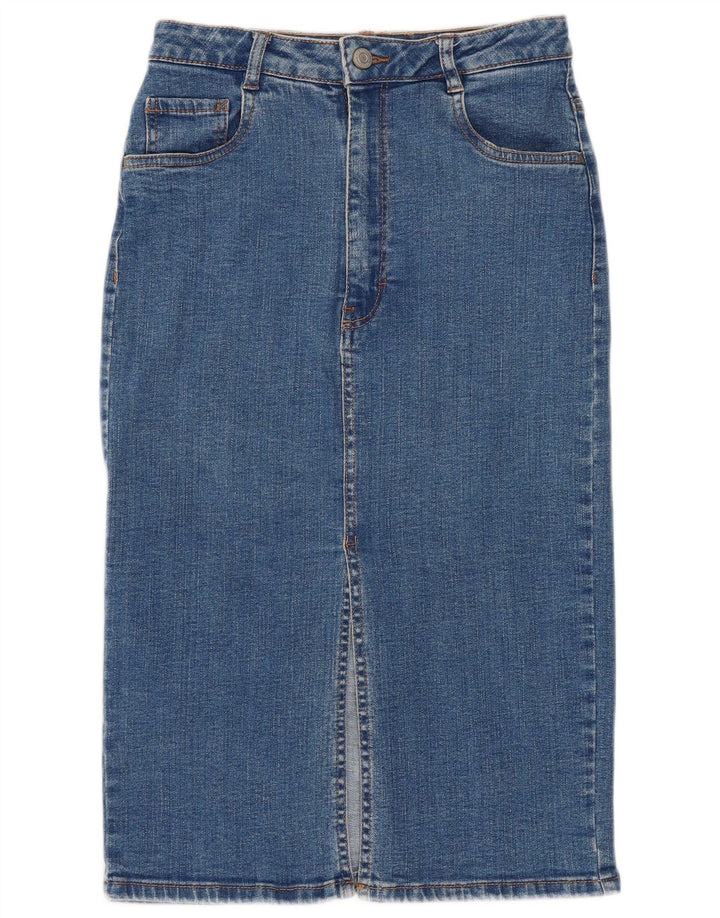 Женская джинсовая юбка ZARA, маленькая W26, синяя