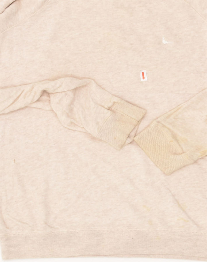 JACK WILLS Womens Loose Fit Crew Neck Jumper Sweater UK 8 Small Beige | Vintage Jack Wills | Thrift | Second-Hand Jack Wills | Used Clothing | Messina Hembry 
