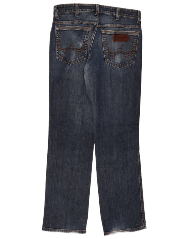 Женские прямые джинсы Wrangler Texas Stretch W33 L32, синий хлопок