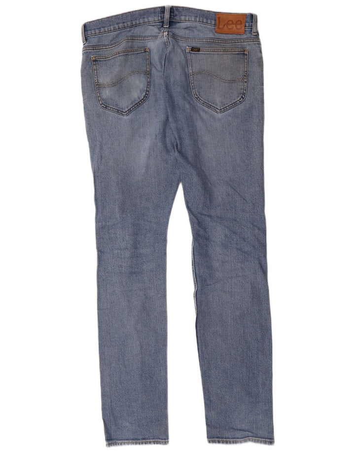 Мужские джинсы Lee Rider Slim W34 L34, синий хлопок