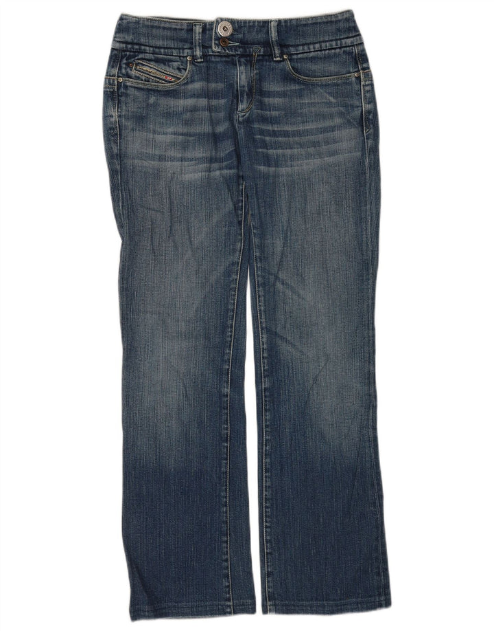 Женские прямые джинсы DIESEL W29 L30 синие, хлопок