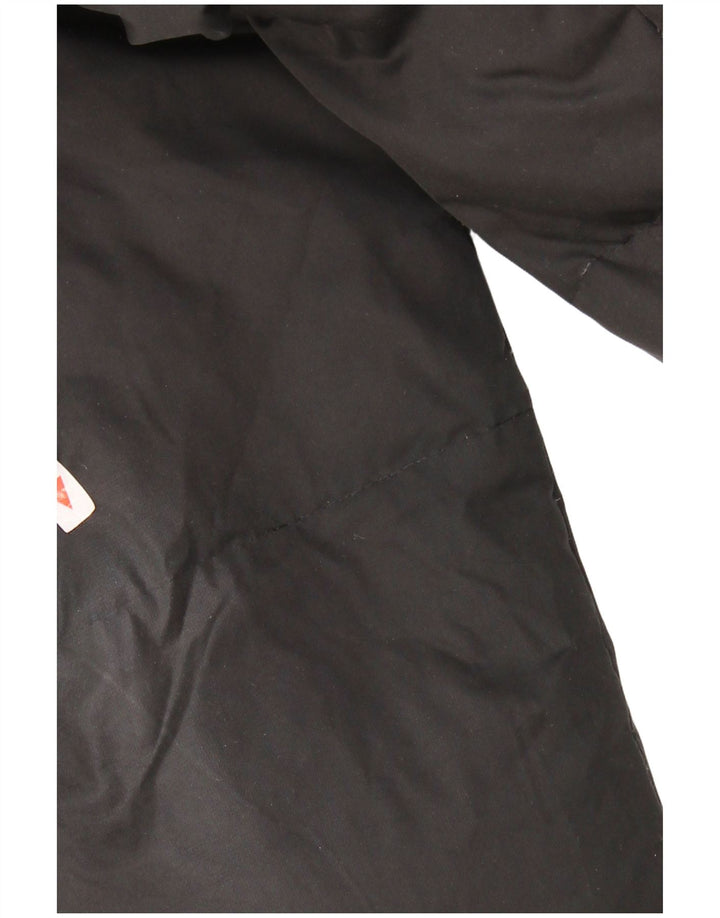 TIMBERLAND Мужская стеганая куртка с капюшоном UK 38 Средний Черный Полиэстер