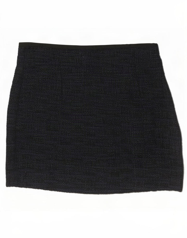 Женская мини-юбка Zara, маленькая W26, черная