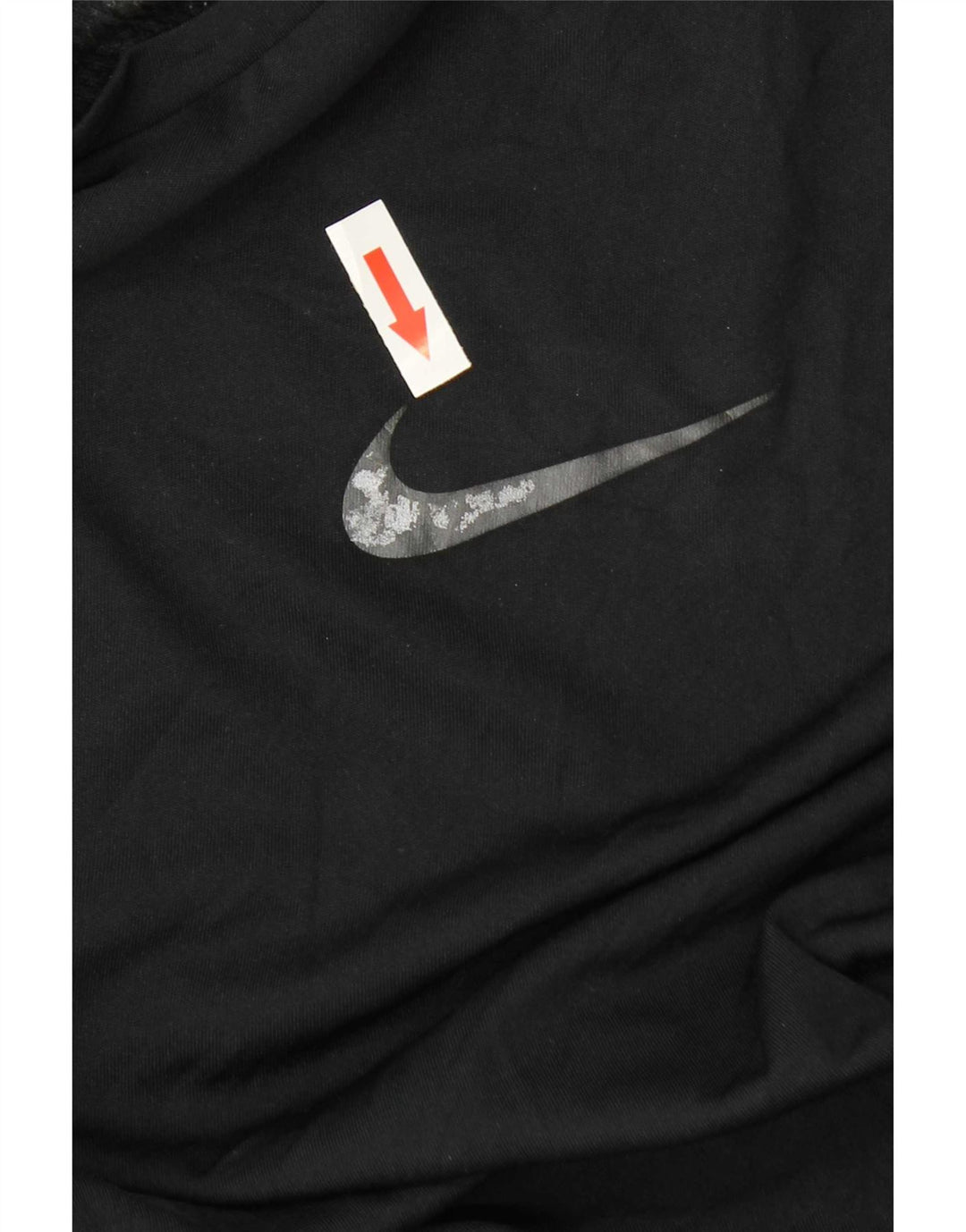 Мужская футболка Nike Dri Fit, большой черный полиэстер