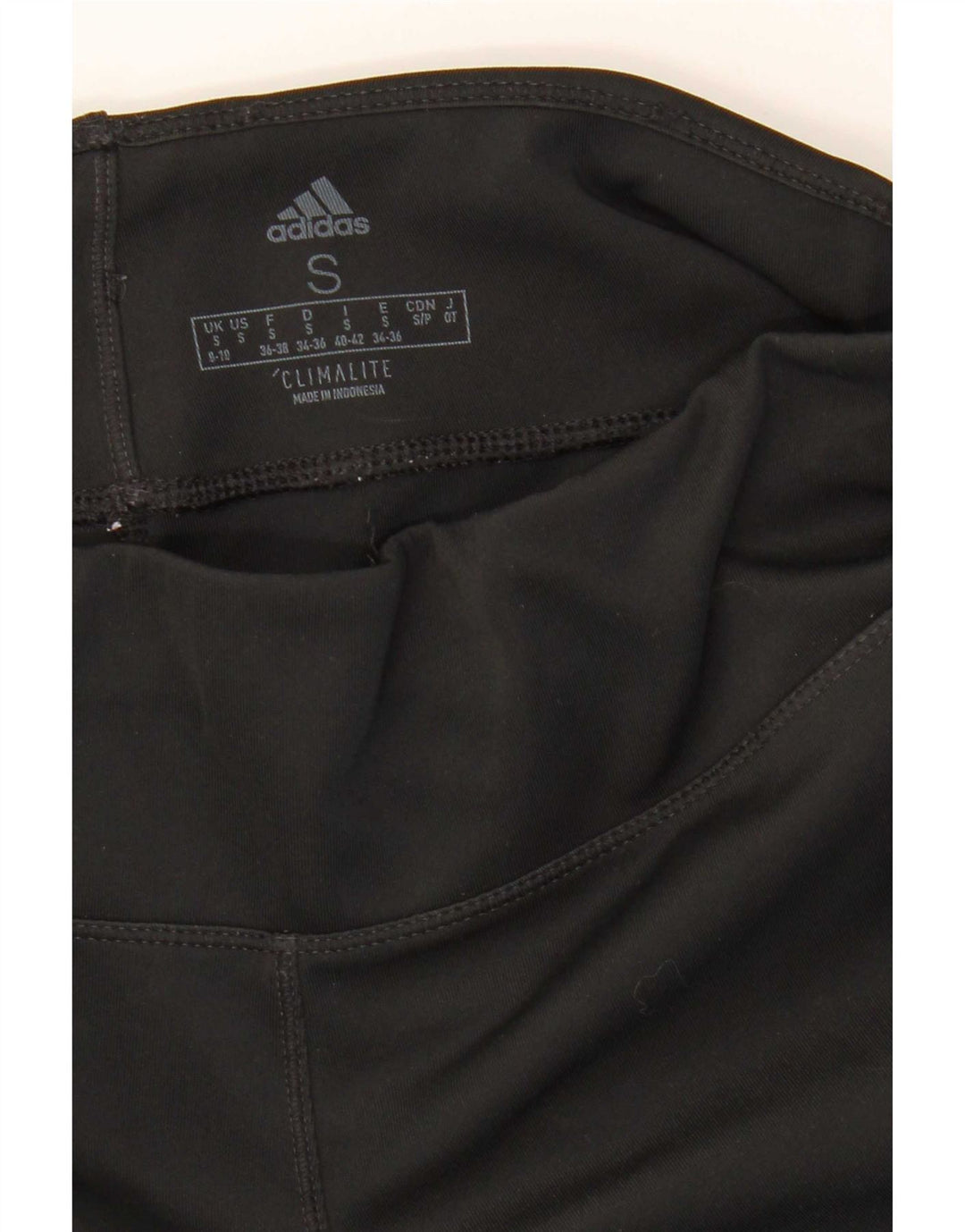 Женские леггинсы-капри Adidas Aeroready UK 8/10, маленькие черные из полиэстера