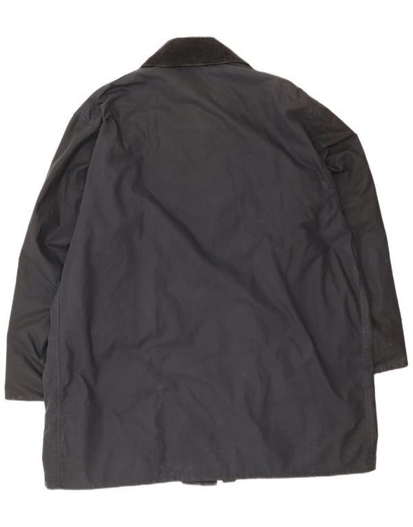 Мужская куртка Barbour из вощеного хлопка UK 46 3XL Темно-синий хлопок