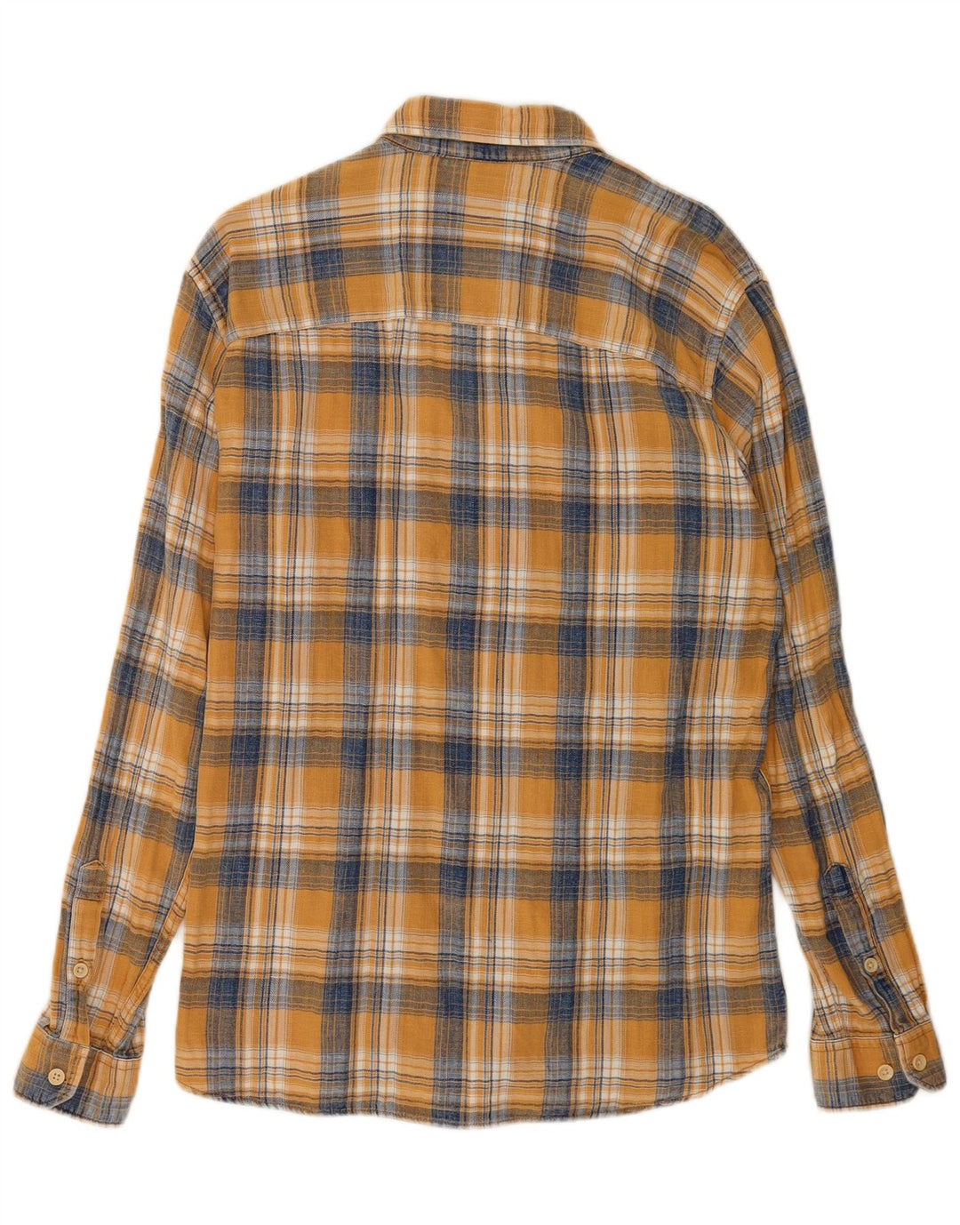 Мужская фланелевая рубашка Jack & Jones, хлопковая большая желтая клетка