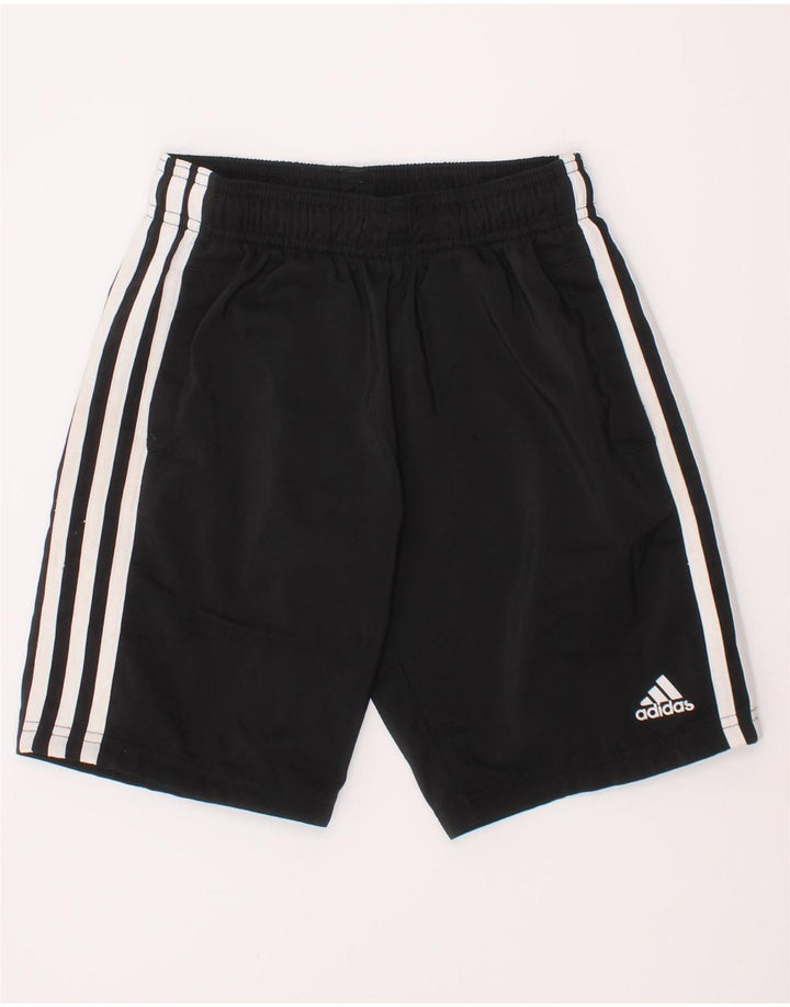 Спортивные шорты ADIDAS для мальчиков 7-8 лет, черный полиэстер