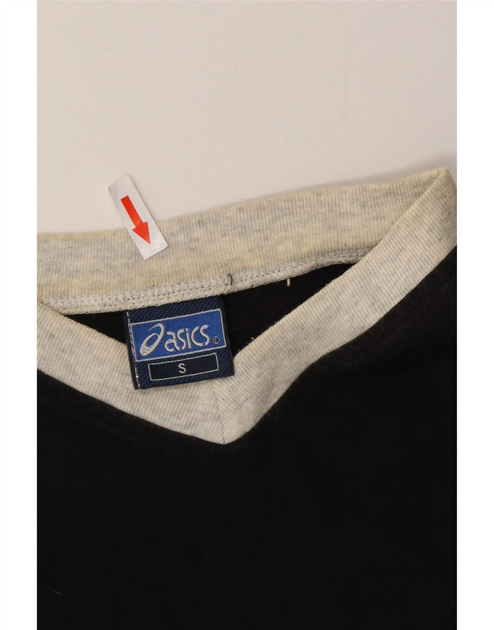 Мужская футболка ASICS, маленький черный хлопок