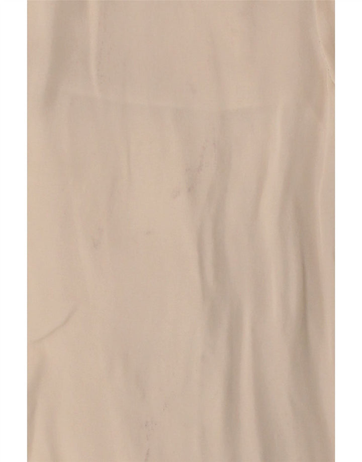 MASSIMO DUTTI Womens Long Sleeve Blouse Top EU 34 2XS Off White Viscose Vintage Massimo Dutti and Second-Hand Massimo Dutti from Messina Hembry 