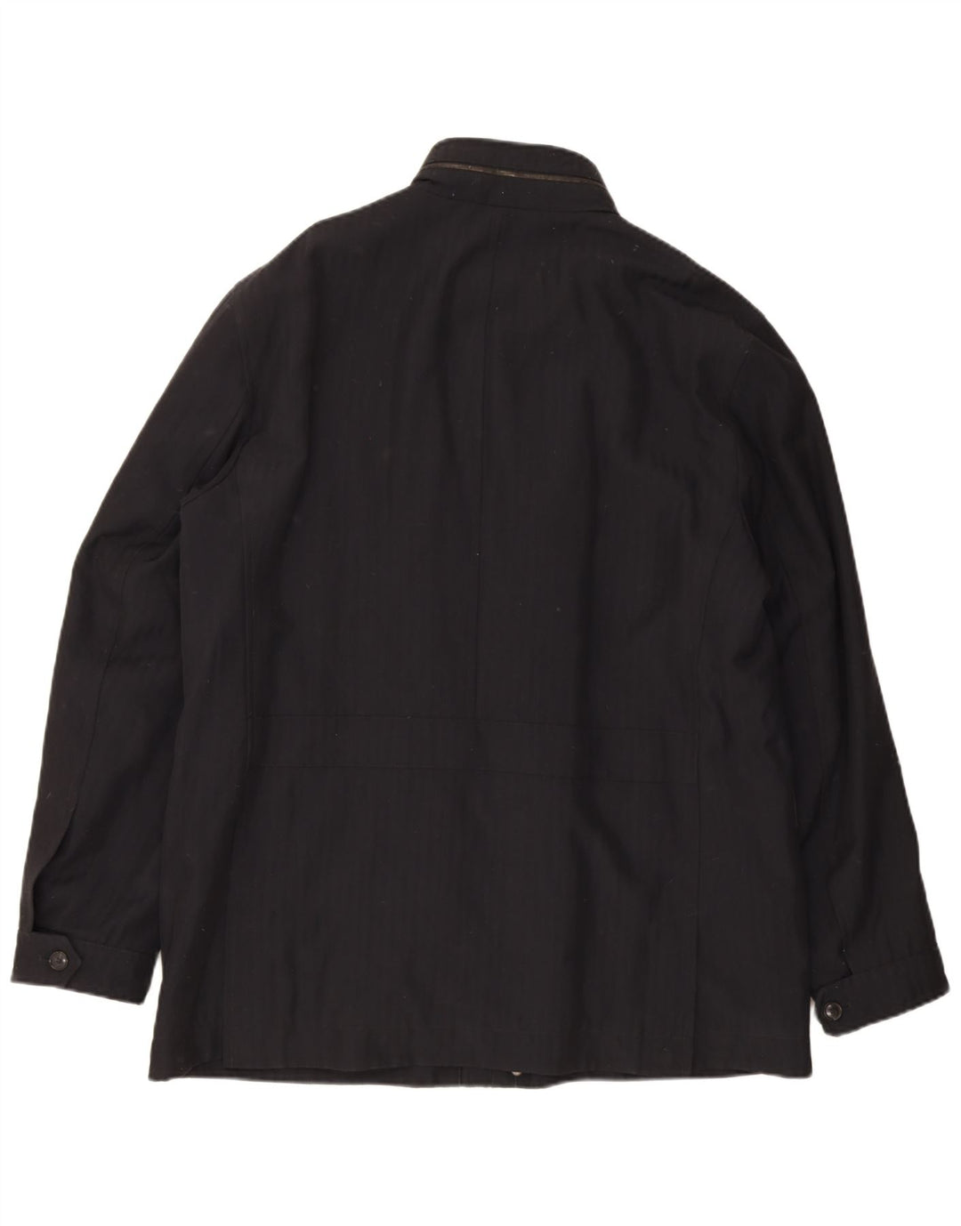 Мужская ветровка Hugo Boss IT 56 3XL Черная шерсть из натуральной шерсти