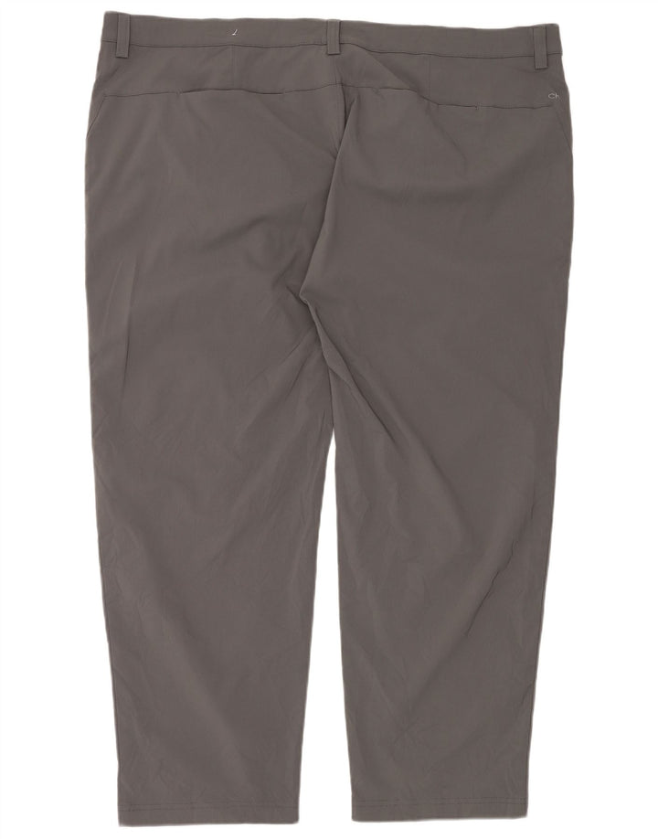 Мужские прямые брюки чинос Calvin Klein Golf W46 L29, серый полиэстер