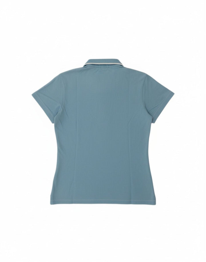 GAS Mens Polo Shirt Medium Blue Cotton