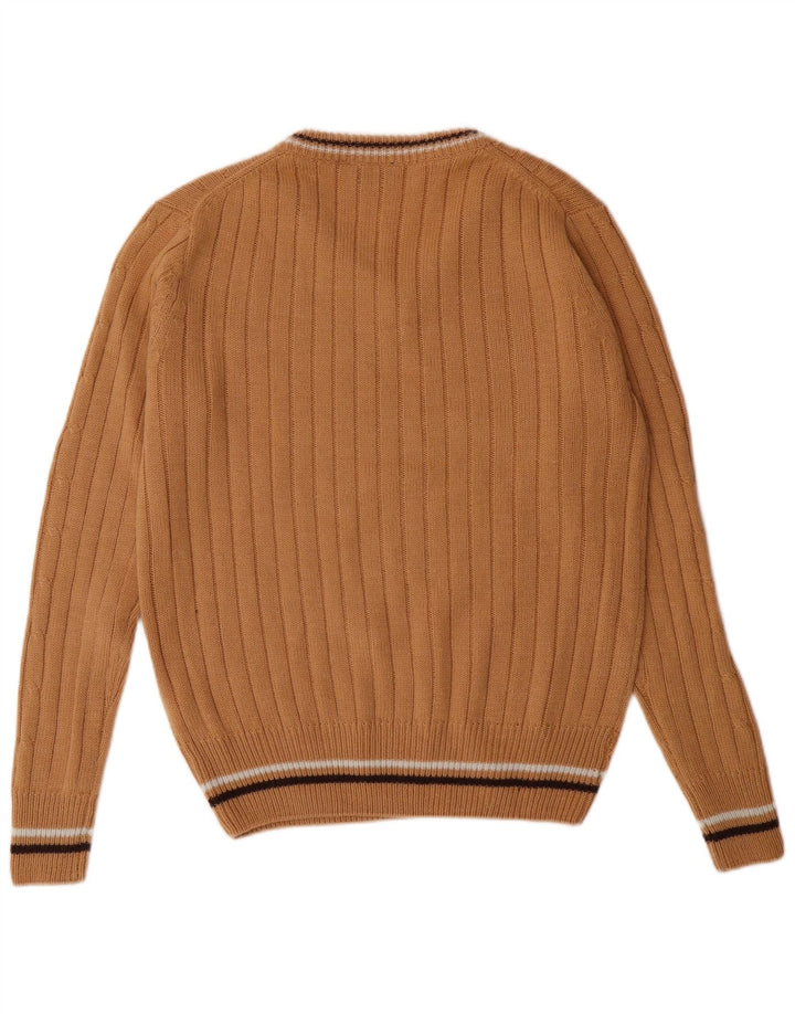 Мужской джемпер с v-образным вырезом Lotto, средний коричневый акрил