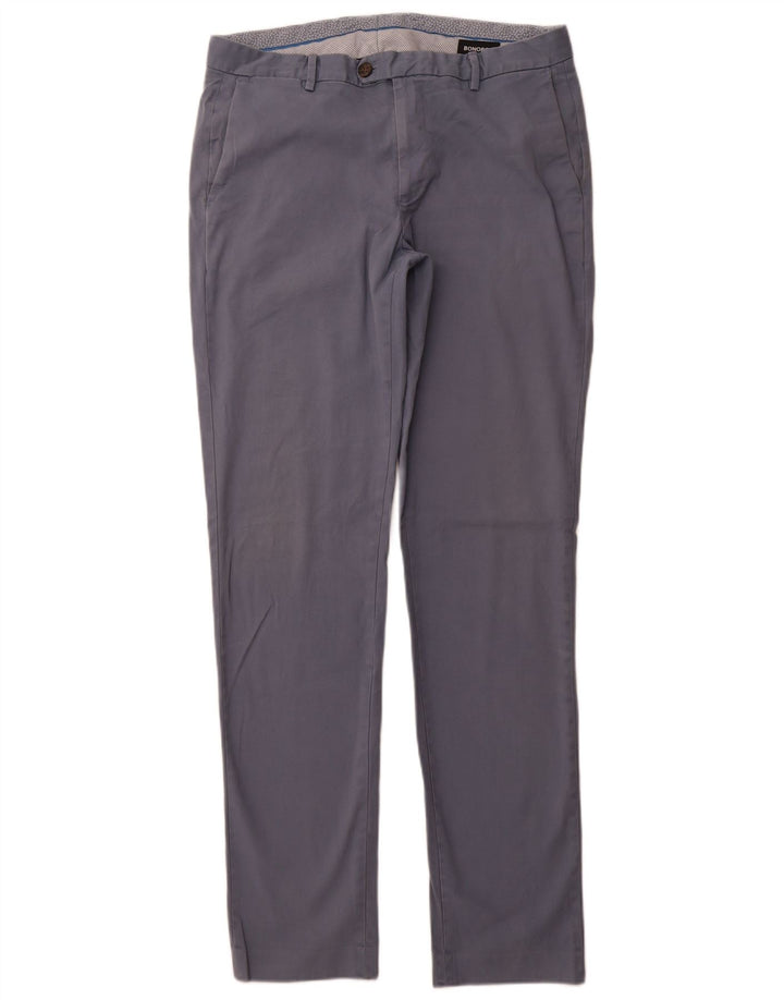 Мужские узкие брюки BONOBOS W34 L36, синий хлопок