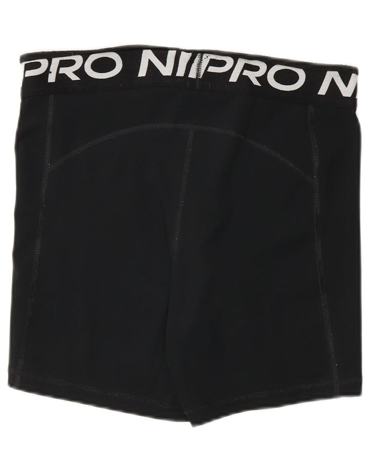 Женские спортивные шорты NIKE Dri Fit с рисунком, средние черные