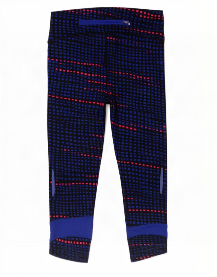 Женские леггинсы-капри Under Armour UK 12, средний синий в полоску