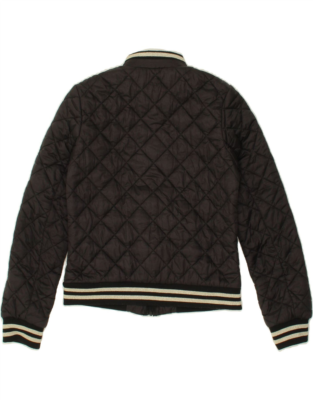 GAUDI Girls Quilted Jacket 13-14 Years Black Polyamide Vintage Gaudi and Second-Hand Gaudi from Messina Hembry 