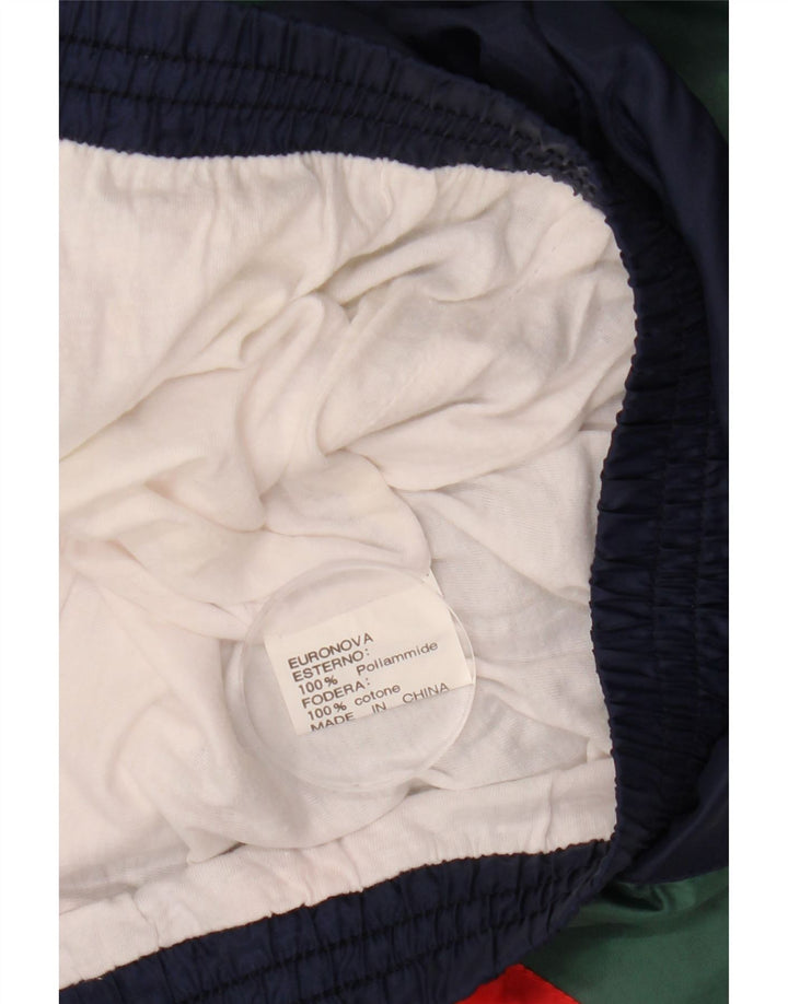 Мужской спортивный костюм VINTAGE, верхняя куртка, большой разноцветный цветной блок