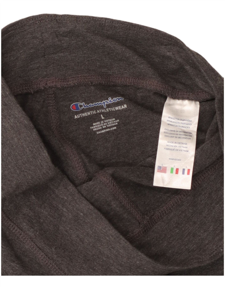 Женские леггинсы с рисунком Champion UK 14, большой размер, серый хлопок