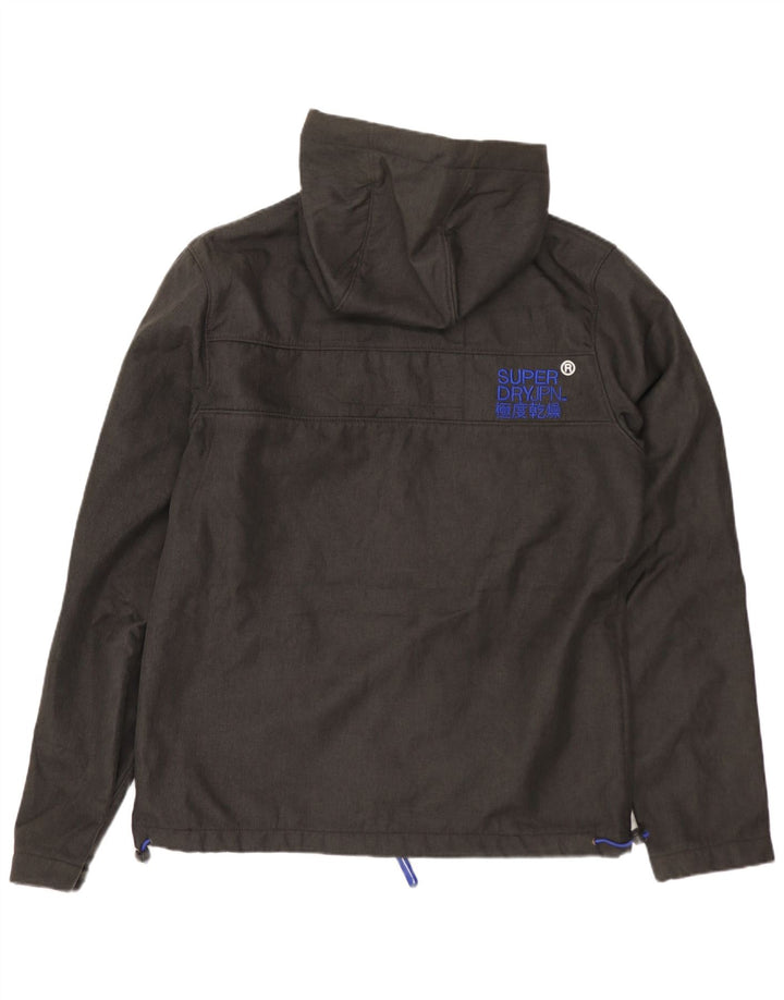 SUPERDRY Мужская ветровка с капюшоном The Windtrekker UK 38 Средний Серый