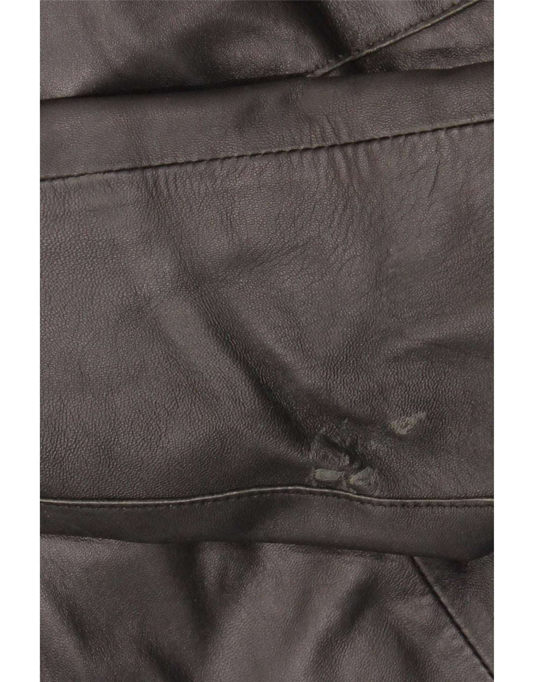 Винтажная женская кожаная куртка IT 44 Medium Black