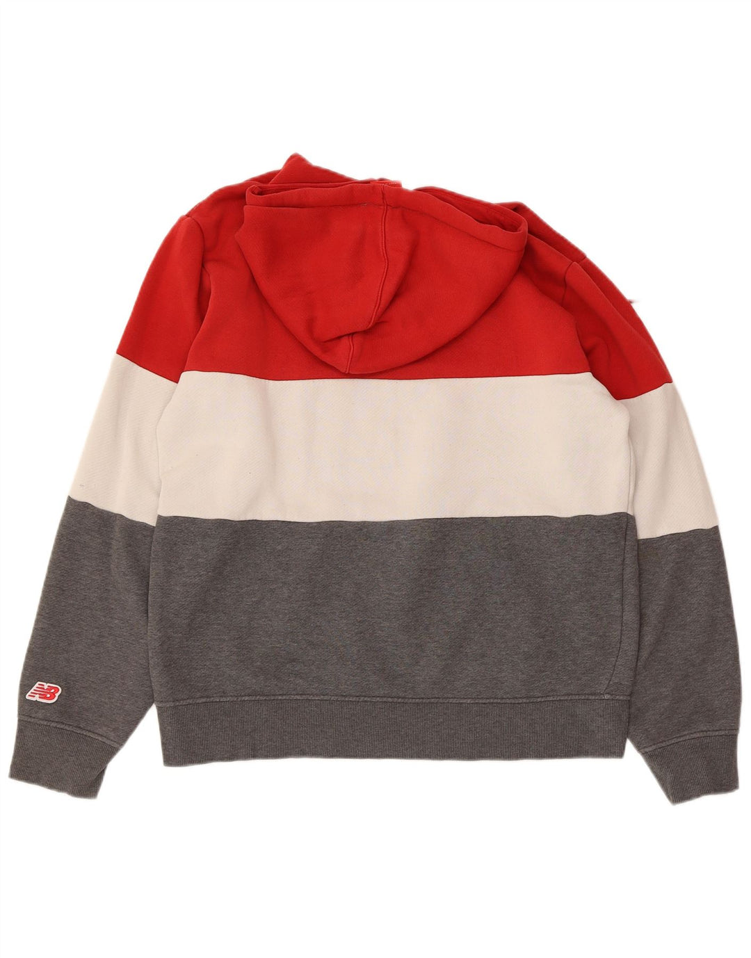 Мужской джемпер с капюшоном NEW BALANCE, большой разноцветный, с цветными блоками