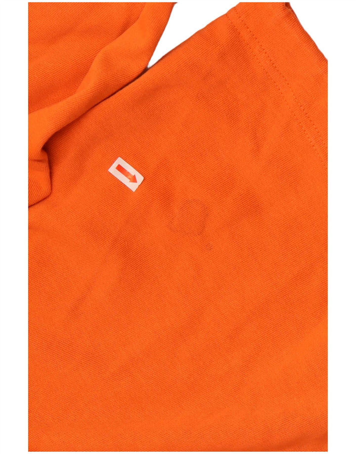 Женский свитер с капюшоном и молнией в стиле оверсайз Champion UK 16, большой оранжевый цвет