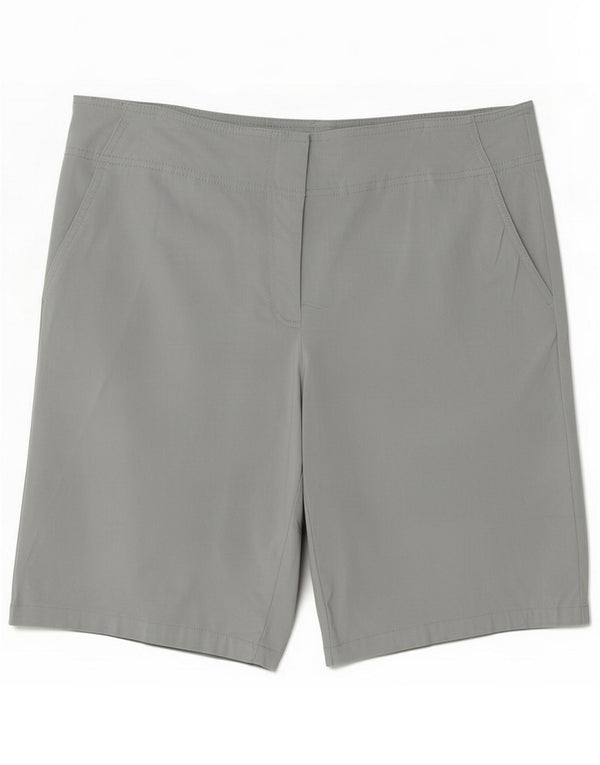 Izod Женские шорты чинос для гольфа США 14 XL W34 Серый вискоза