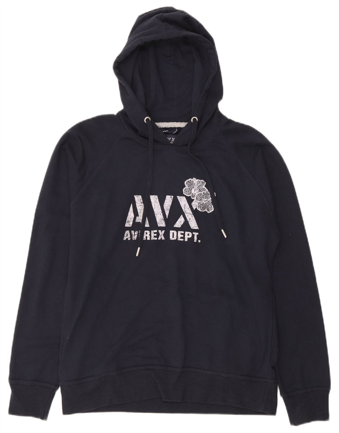 Женский джемпер с капюшоном Avirex UK 14, средний темно-синий, хлопок