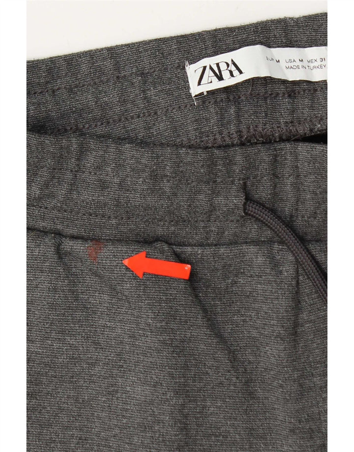 Мужские спортивные брюки Zara, джоггеры, средний серый полиэстер