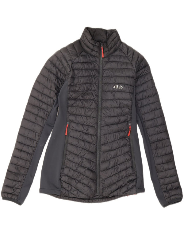 Женская утепленная куртка оверсайз Rab UK 10, маленький серый полиамид