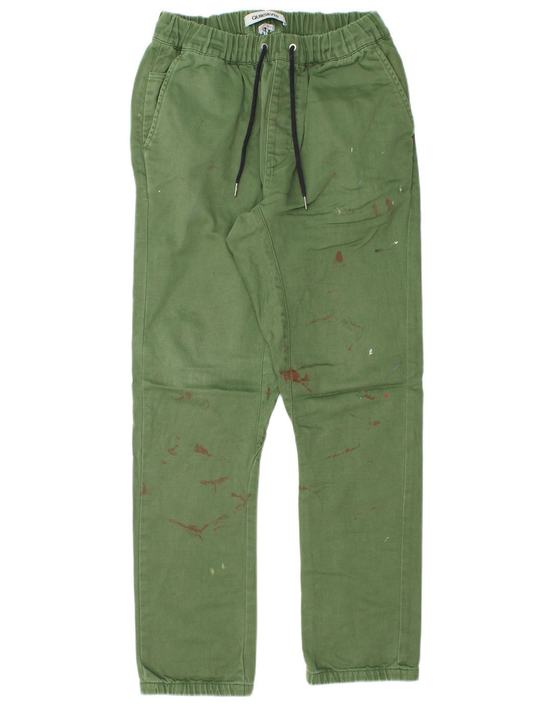 Мужские прямые брюки чинос Quiksilver Medium W30 L30, зеленый полиэстер