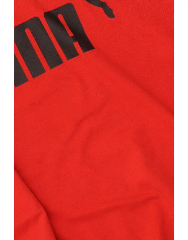 Мужская футболка с рисунком Puma, большая красная
