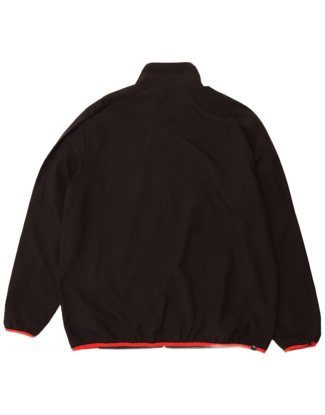 PUMA Mens Graphic Tracksuit Top Jacket 2XL Black Polyester