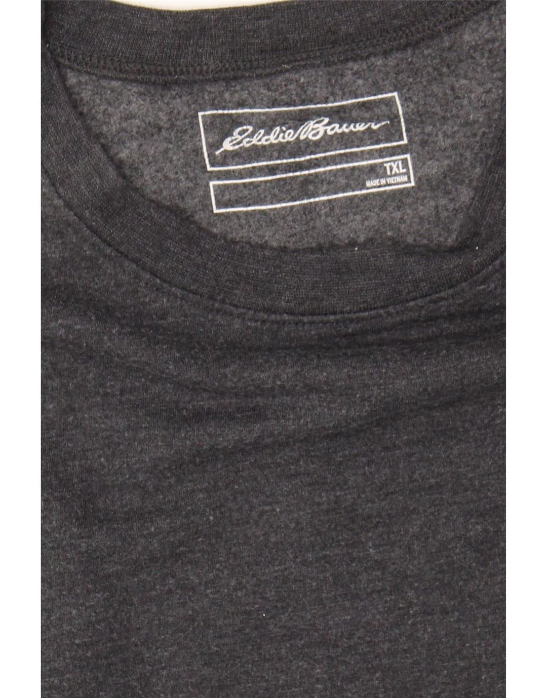 EDDIE BAUER Mens Sweatshirt Jumper XL Grey Cotton Vintage Eddie Bauer and Second-Hand Eddie Bauer from Messina Hembry 