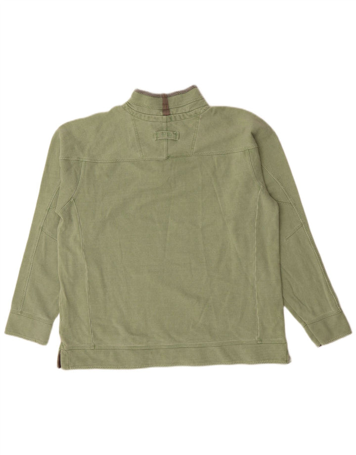 Мужской свитер с воротником на молнии для толстого лица, джемпер, большой хлопок цвета хаки