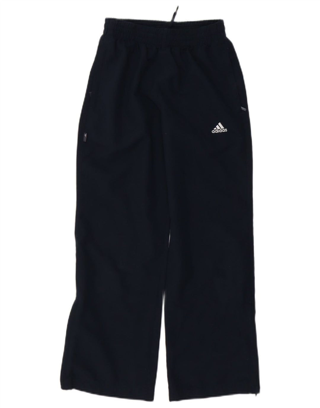 Спортивные брюки Adidas для девочек 9-10 лет, темно-синий, полиэстер