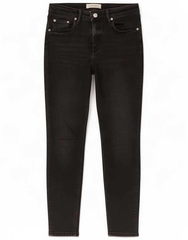 Zara Женские джинсы скинни EU 40 Medium W30 L27 Черный хлопок