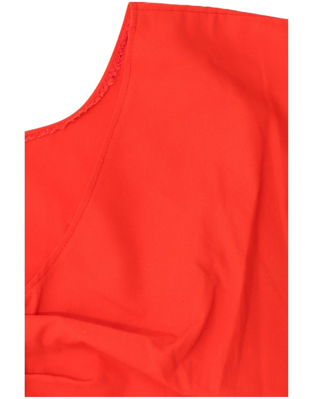 Женская укороченная блузка VINTAGE UK 16, большая красная