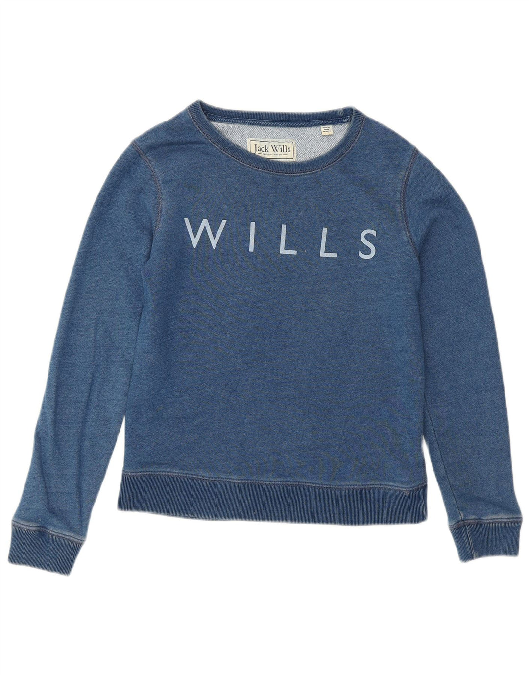 Женский свитер с рисунком JACK WILLS UK 6 XS, синий хлопок