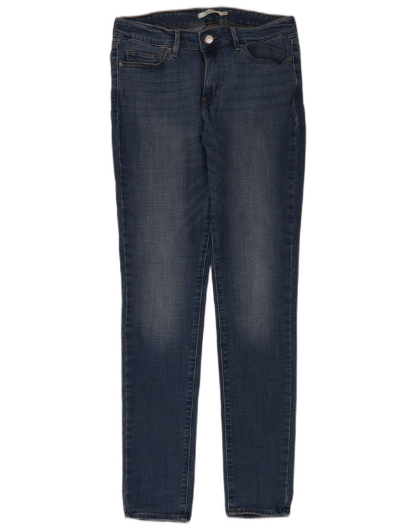 Женские джинсы скинни LEVI'S 711 W29 L32 Синие, хлопок