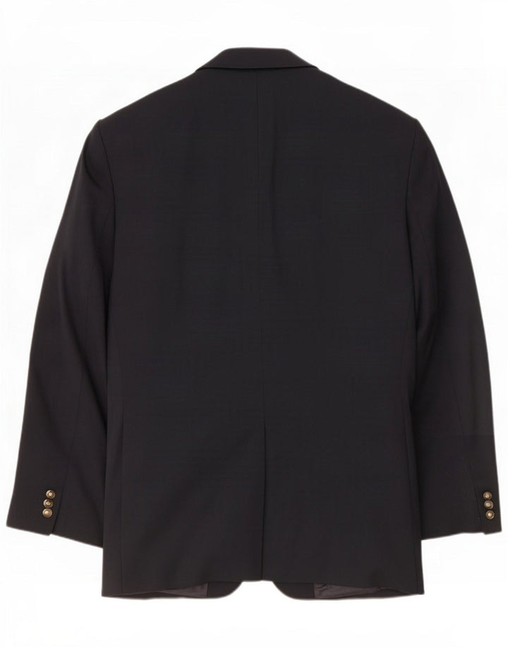 Мужской пиджак с 3 пуговицами Marks & Spencer UK 46 XL, темно-синий, новая шерсть