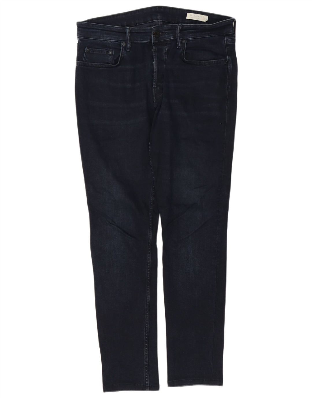 Мужские узкие джинсы ALL SAINTS W32 L29, темно-синие, хлопок