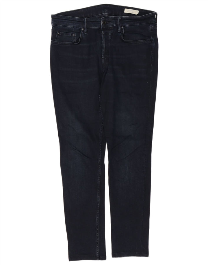 Мужские узкие джинсы ALL SAINTS W32 L29, темно-синие, хлопок