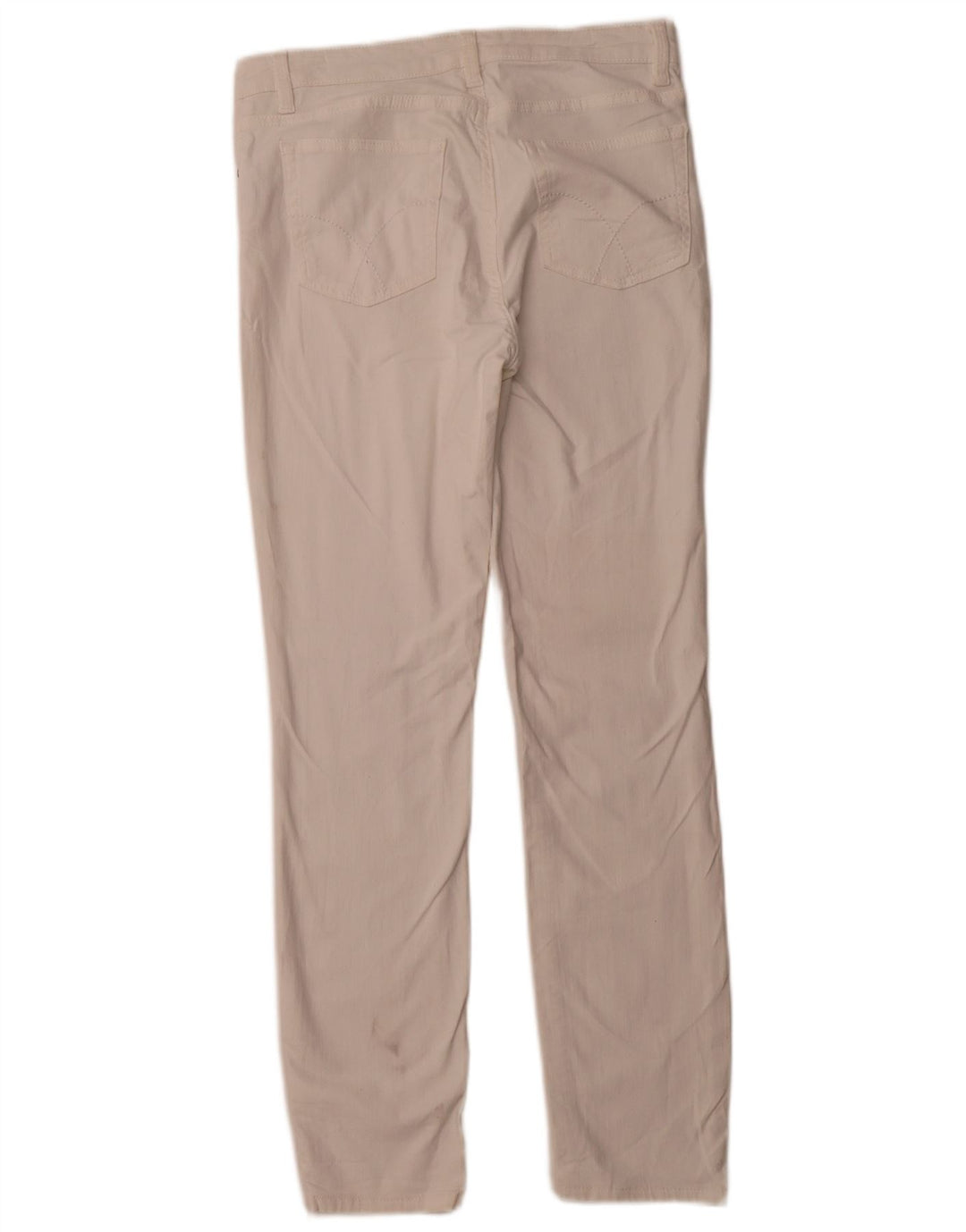 ЭКИПАЖНАЯ ОДЕЖДА Женские узкие повседневные брюки UK 12 Medium W30 L29 Белые