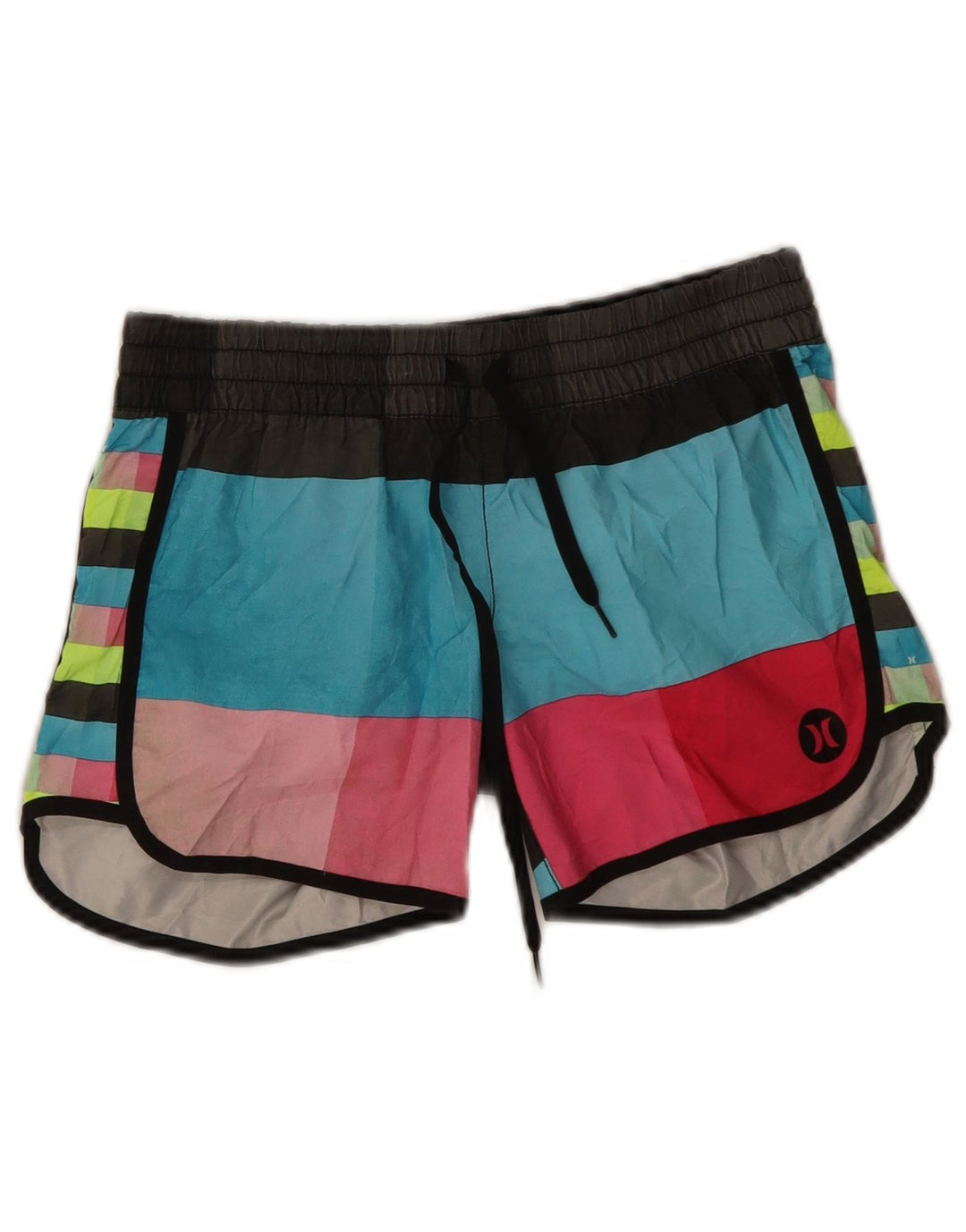 Мужские шорты для плавания Hurley XS, разноцветный полиэстер с цветными блоками