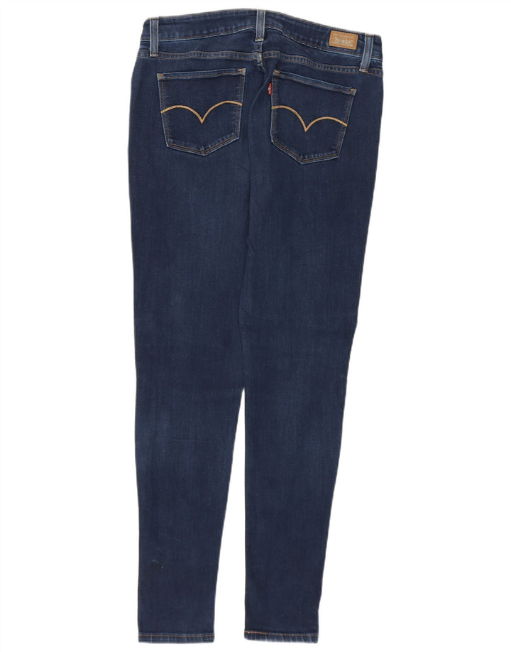 Женские джинсы скинни LEVI'S W31 L30 Темно-синие, хлопок