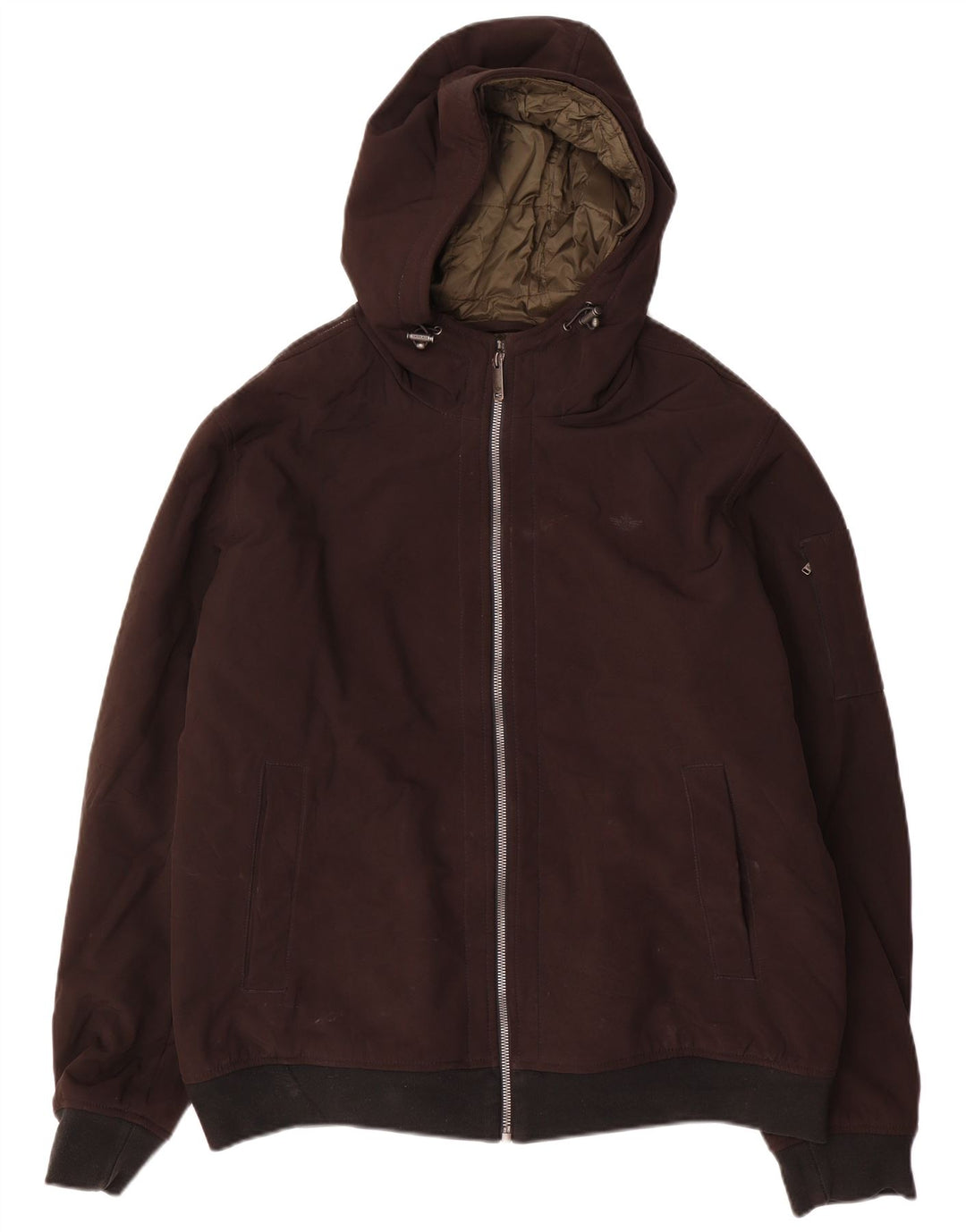 Мужская куртка-бомбер Dockers с капюшоном UK 42 XL, черный полиэстер