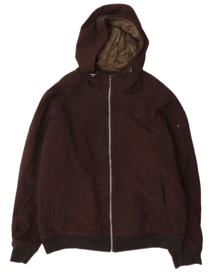 Мужская куртка-бомбер Dockers с капюшоном UK 42 XL, черный полиэстер